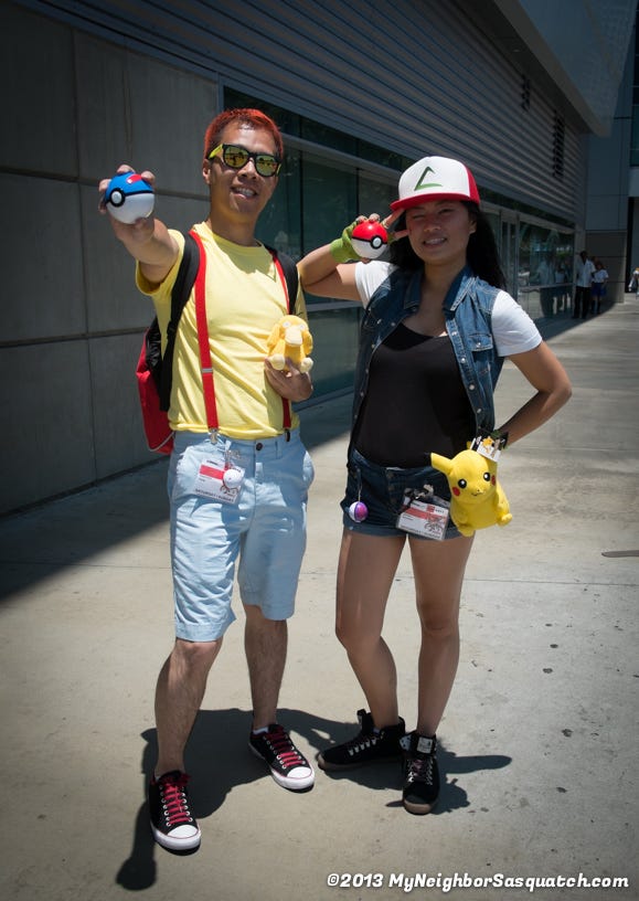 Ray once cosplayed as Misty at an Anime Expo 2013, in Los Angeles, pictured here