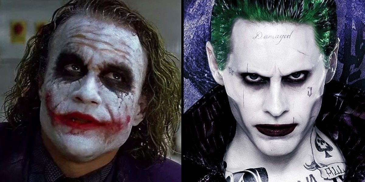 Heath Ledger Vs Jared Leto Joker: Mashup Movie Fight
