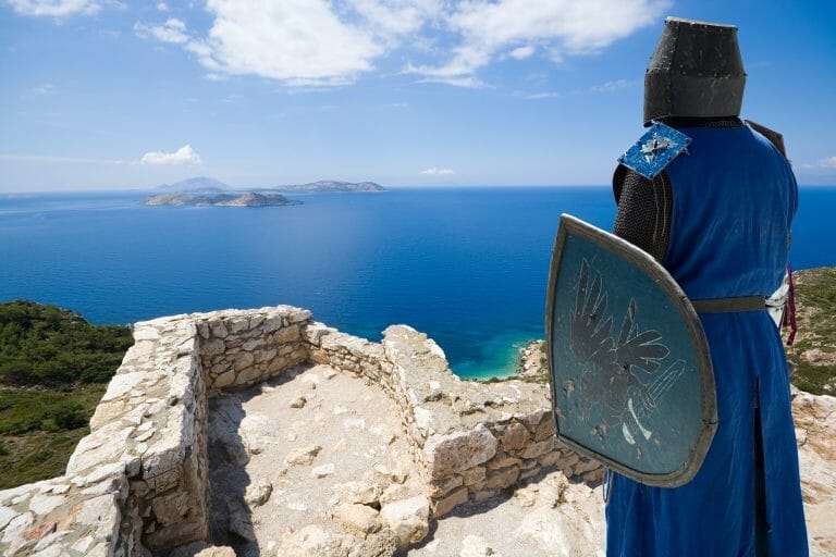 Crusader Captain Looking Out To Sea