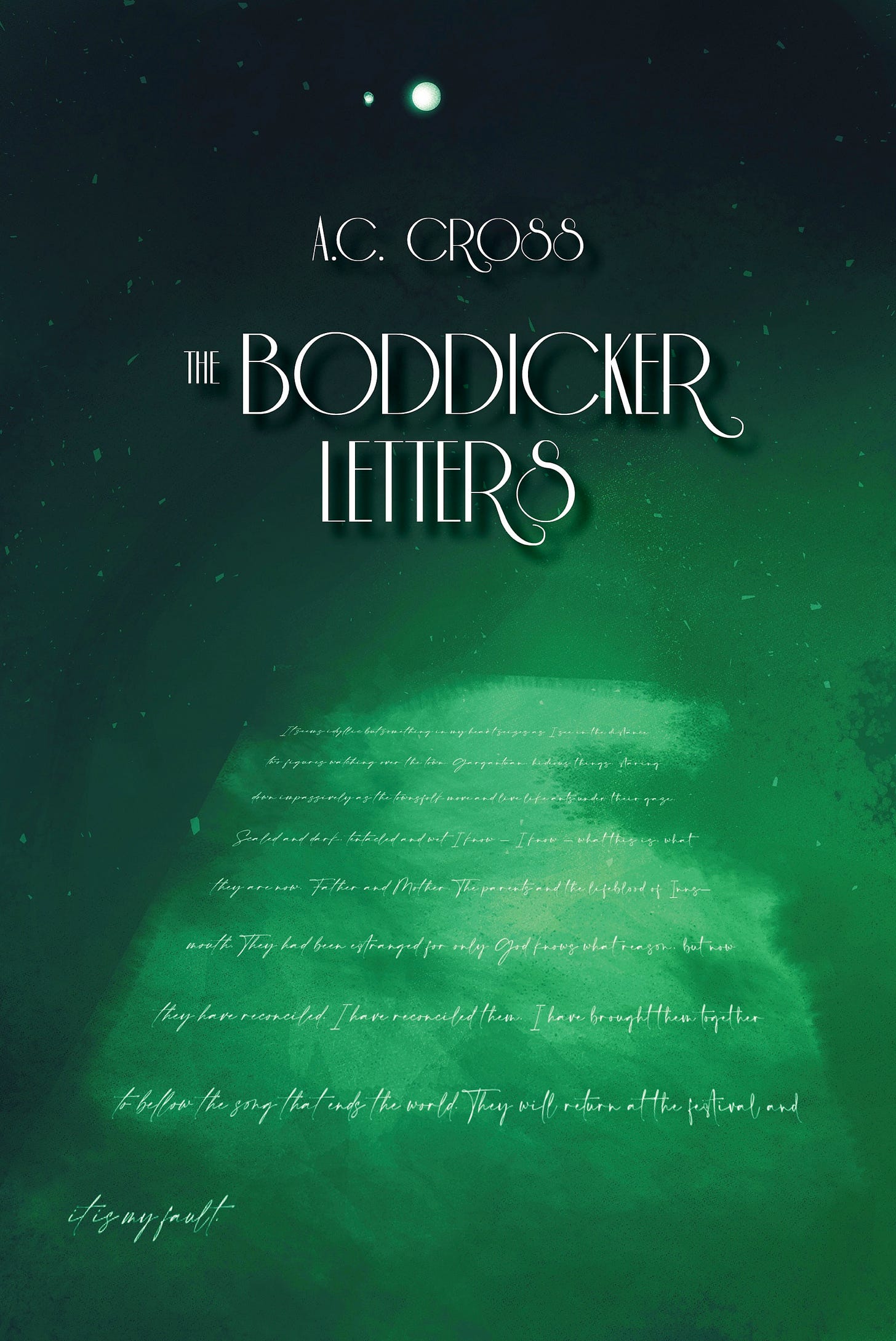Cover of The Boddicker Letters by A.C. Cross