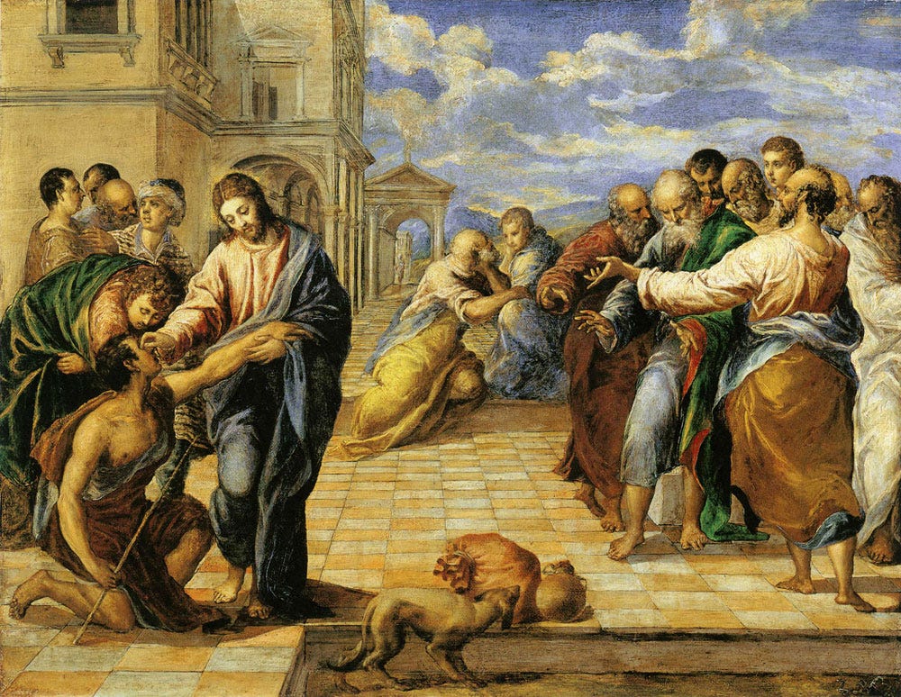 El Greco - Christ Healing the Blind