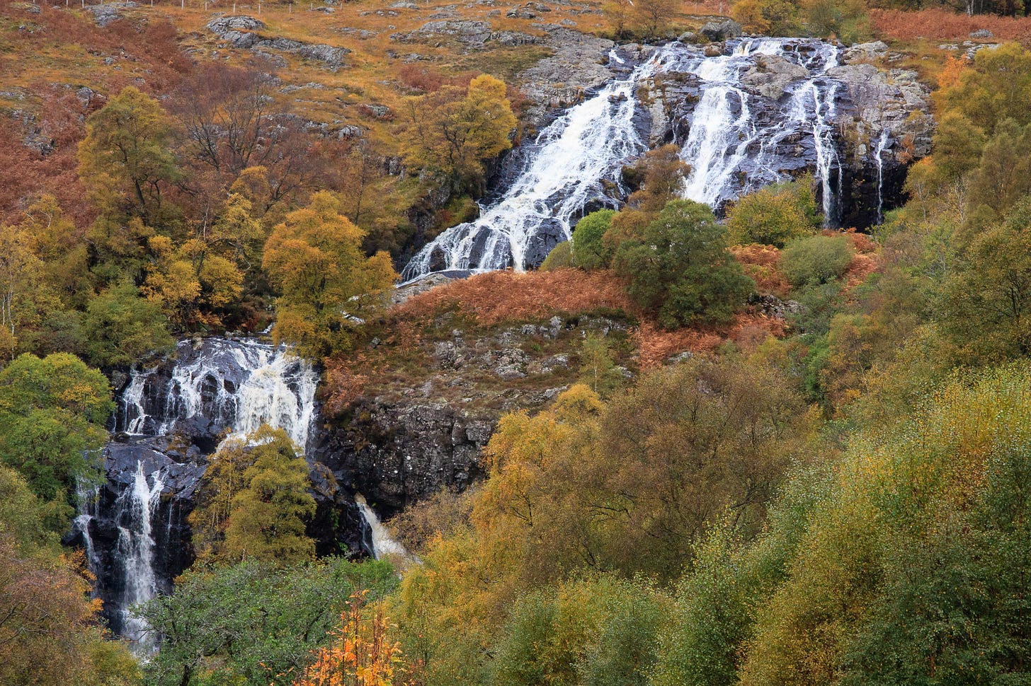 Sput Rollo waterfall on the River Lednock © Felicity Martin