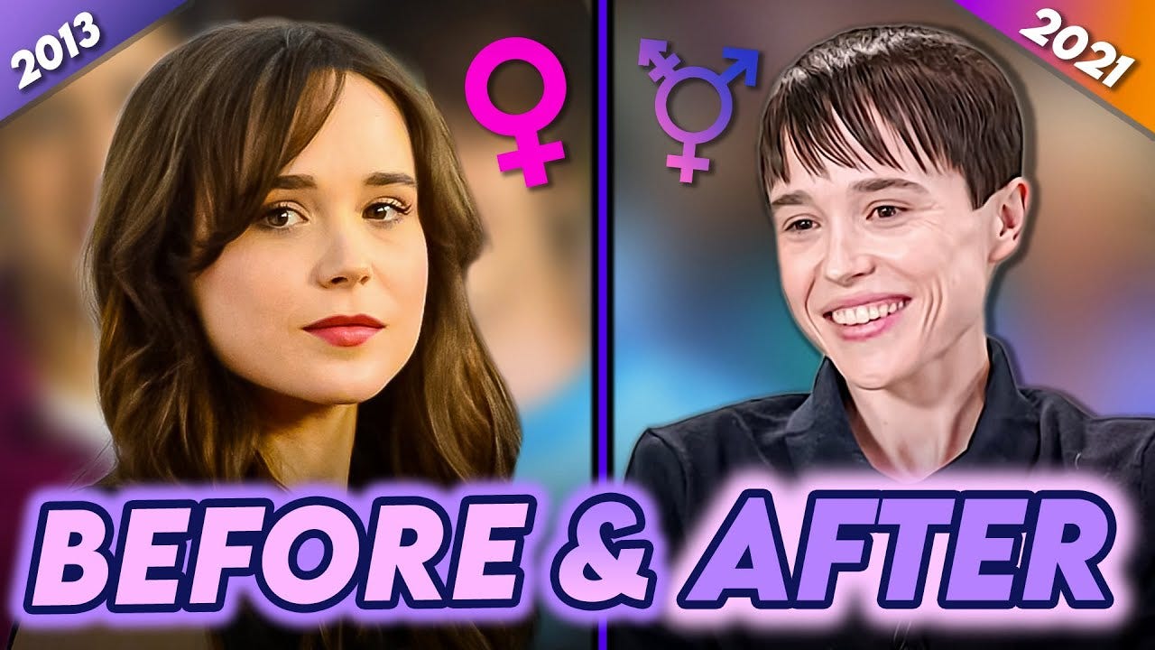 Elliot Page | Before & After | Transition From Ellen To Elliot Elliot Page | Before & After | Transition From Ellen To Elliot