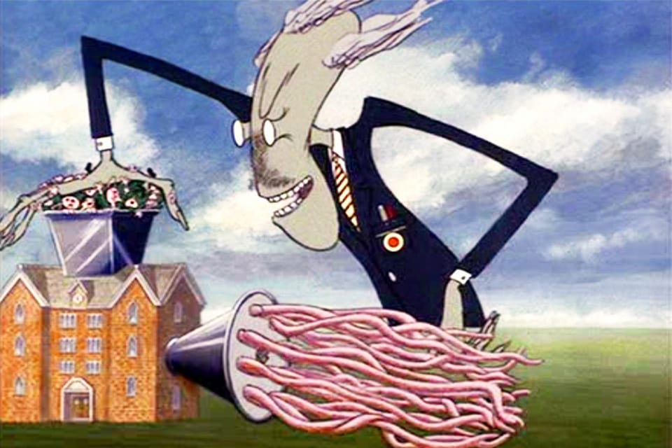 The demonic teacher has become synonymous with Pink Floyd's 'Another Brick in the Wall'