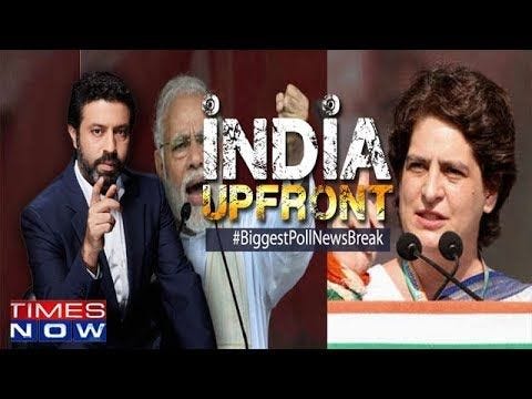 Priyanka's cryptic remark; says, 'Varanasi se lad loon kya? | India Upfront With Rahul Shivshankar