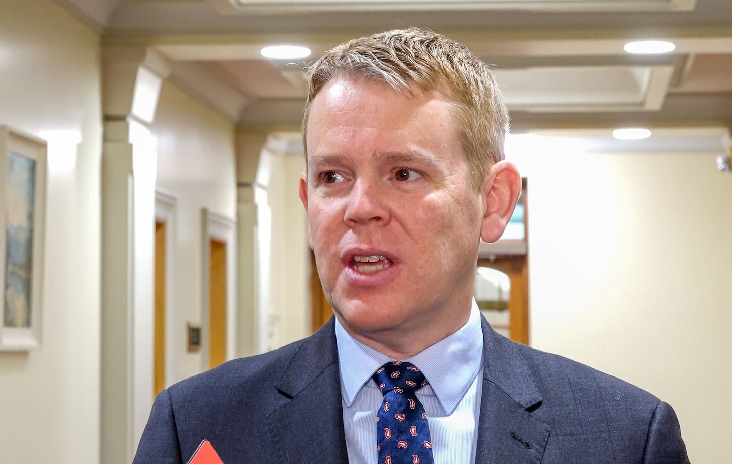 Labour leader Chris Hipkins was the former Covid-19 Minister in the previous government. Photo / Mark Mitchell 