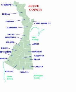 See related image detail. Map: Ontario, Bruce County | Huron county, Greenock, Family tree research