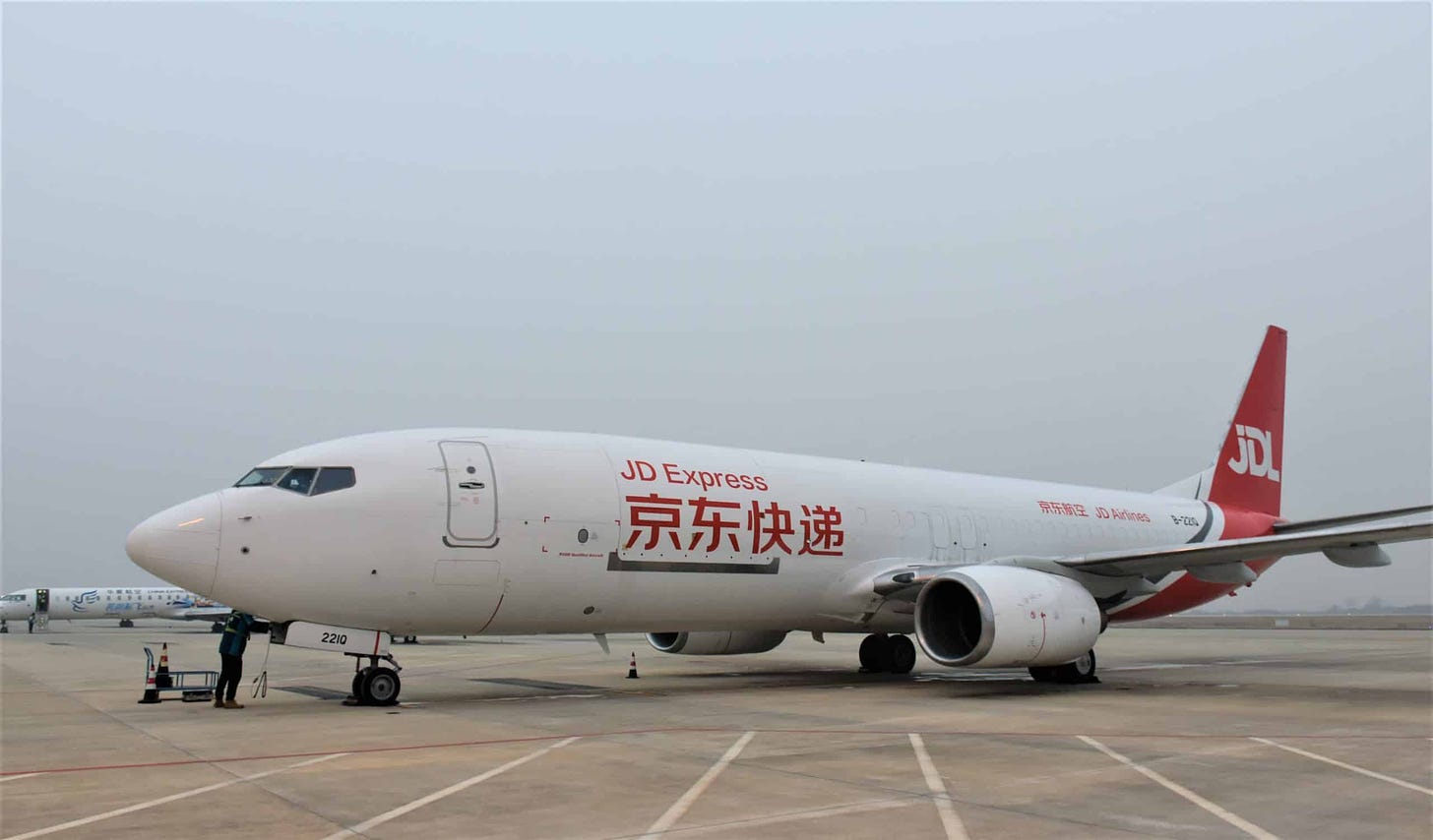 JD Logistics Airlines builds cargo routes in China
