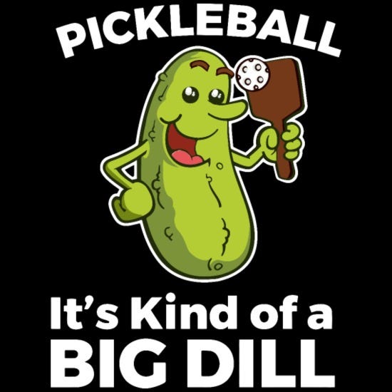 pickleball its kind of a big dill meme t shirts Men's T-Shirt