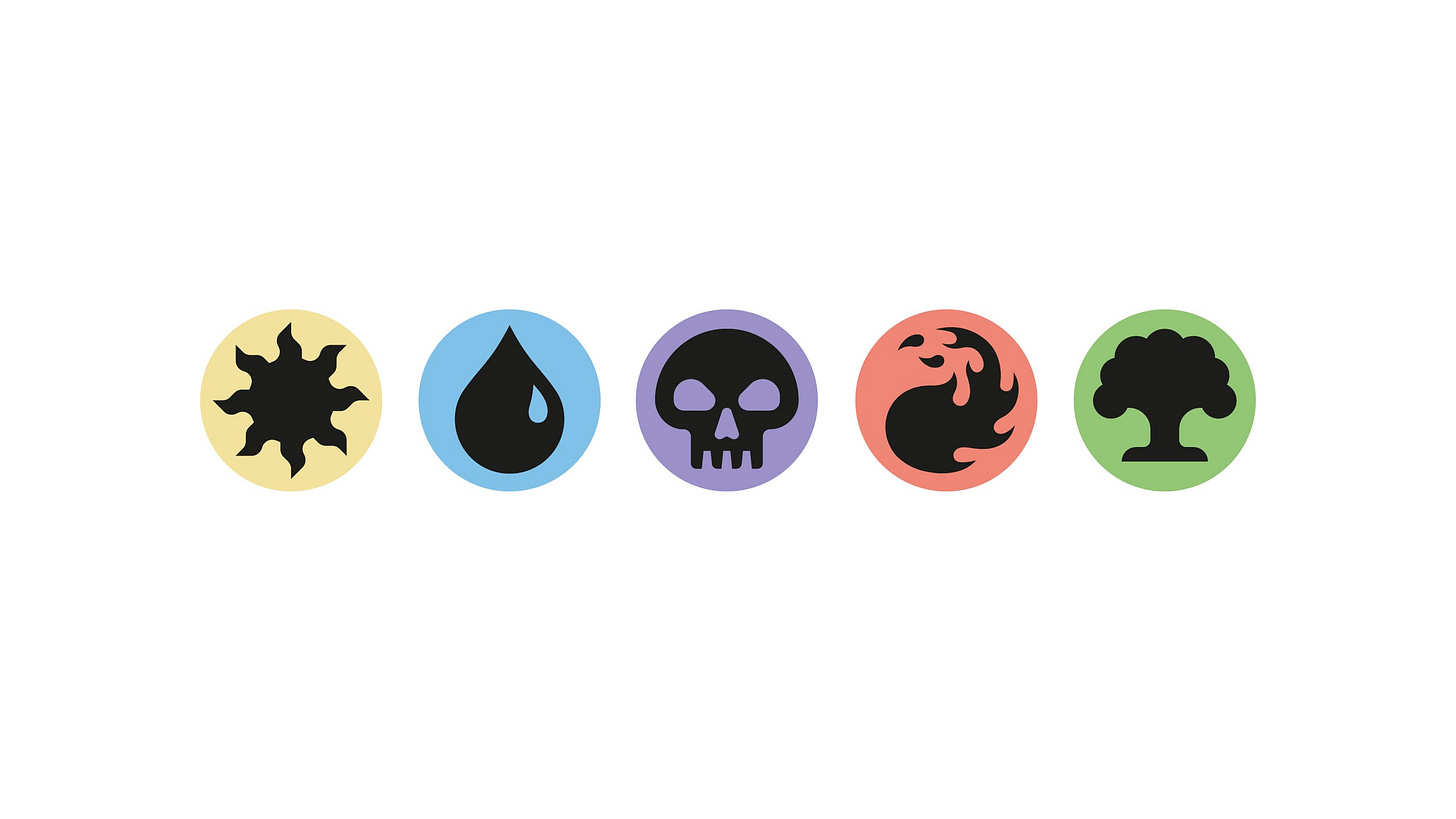 Redesigned the mana symbols for a project I'm working on :) : r/magicTCG