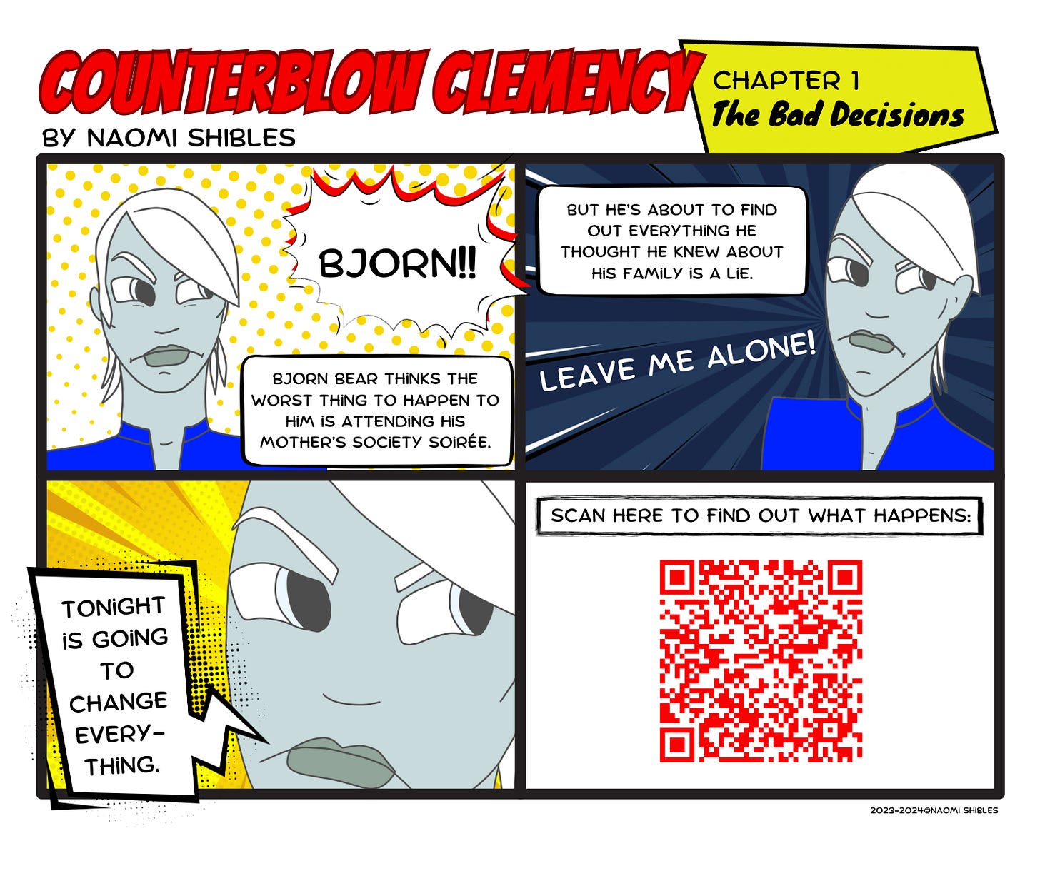 comic strip if Counterblow Clemency by Naomi Shibles