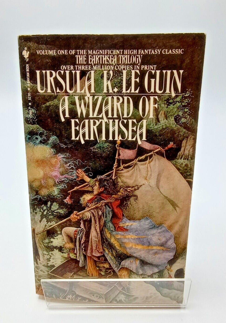A Wizard of Earthsea by Úrsula K. Le Guin (1984) Bantam Paperback Vintage - Picture 1 of 3