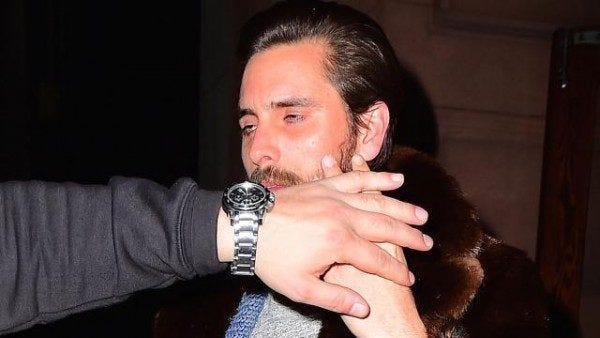 Scott Disick fresh on tv, wrecked in real life 2016 gossip