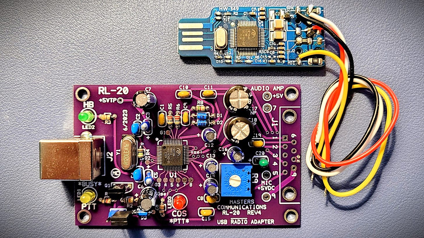 CM108 vs. RL-20 board