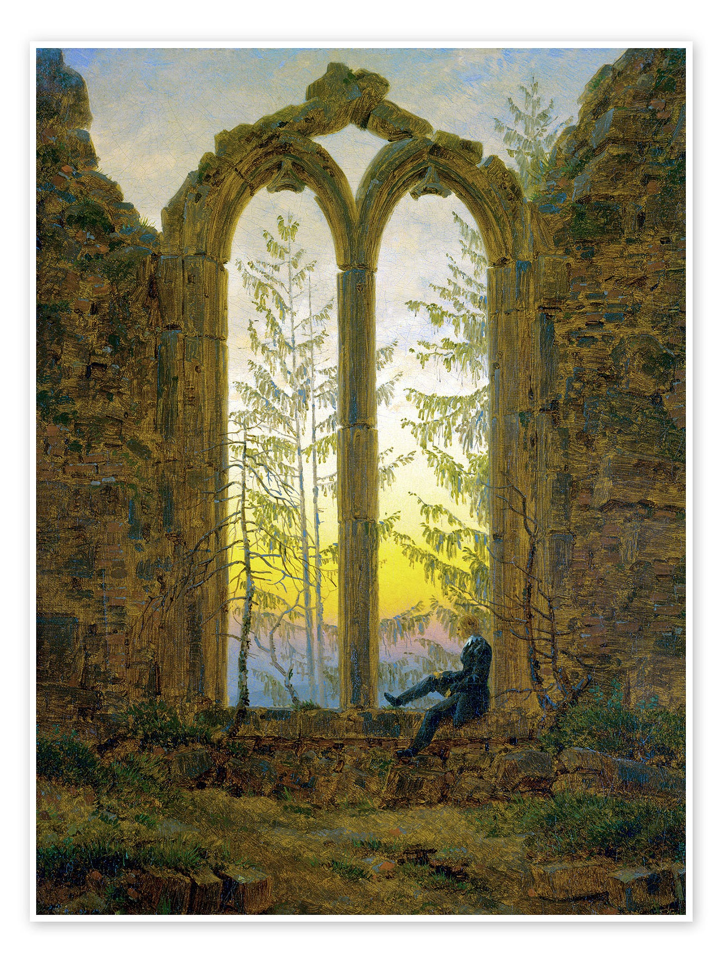 The Dreamer print by Caspar David Friedrich | Posterlounge