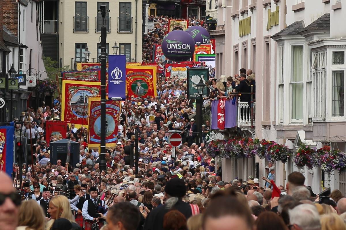 Watch our video of highlights from Durham Miners Gala 2019 - ExplorAR