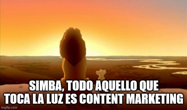 Meme content marketing.