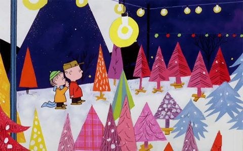 Charlie Brown Christmas Tree Lot