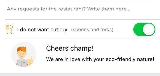 Petition · Make the cutlery optional in food delivery applications - India  · Change.org