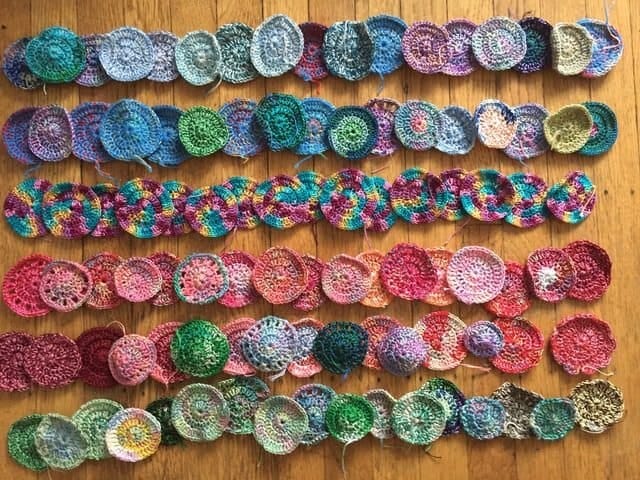 100 mini crochet mandalas for marinke from karen 2