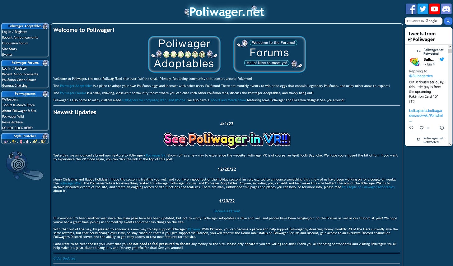 The latest version of Poliwager at the time of interview publication, in June 2023
