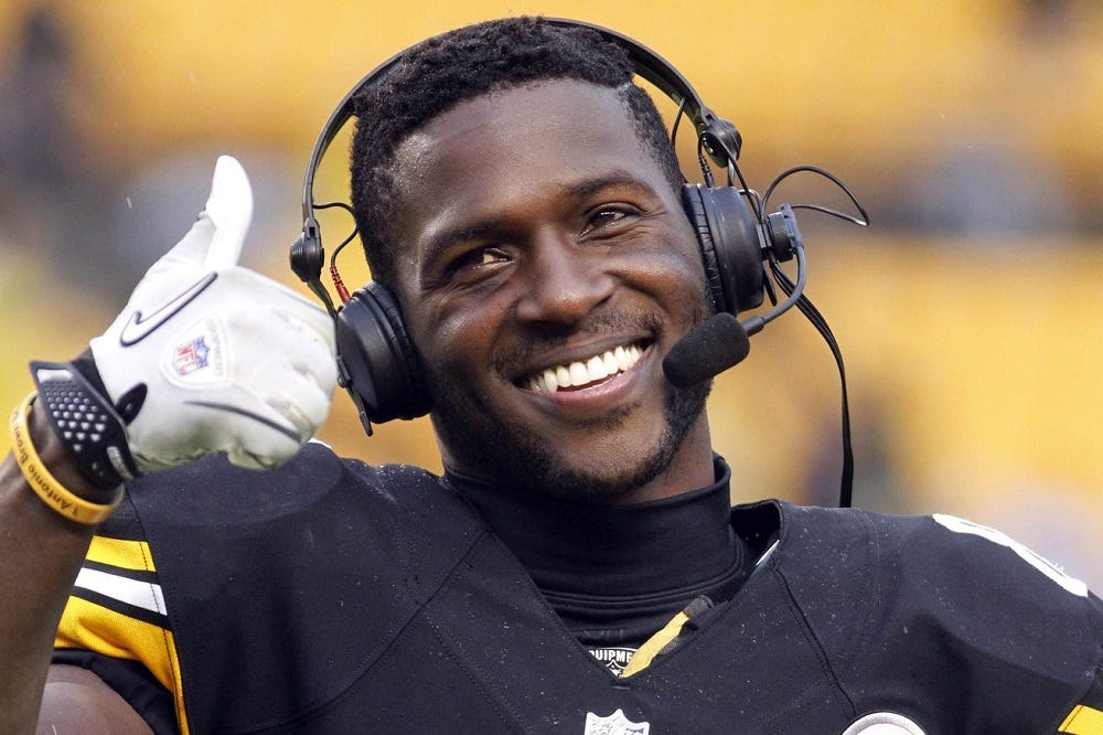 Steelers Antonio Brown goes Facebook Live Again 2017 images