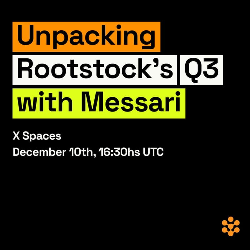 Cover Image for Messari x Rootstock: Scaling Bitcoin