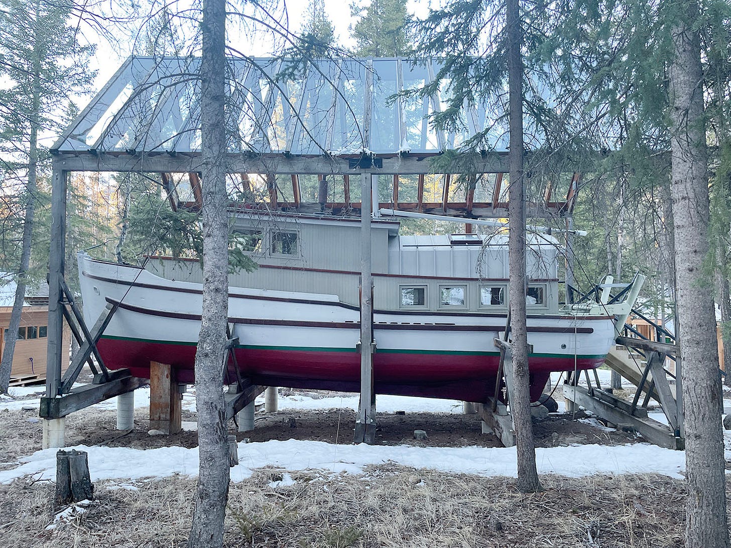 Henriquez studio at Banff Centre for Arts and Creativity