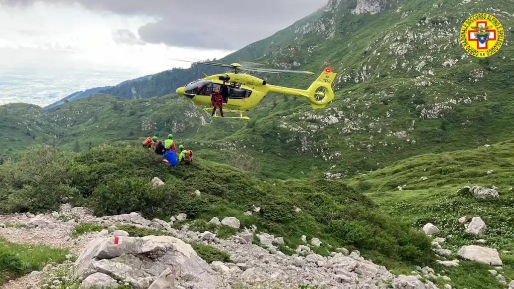 recovered the body of Fabrizio Di Lenardo