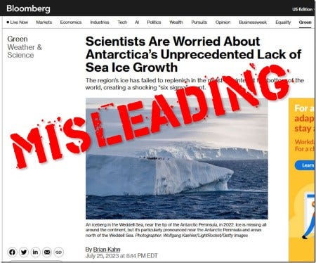 antarctic misleading