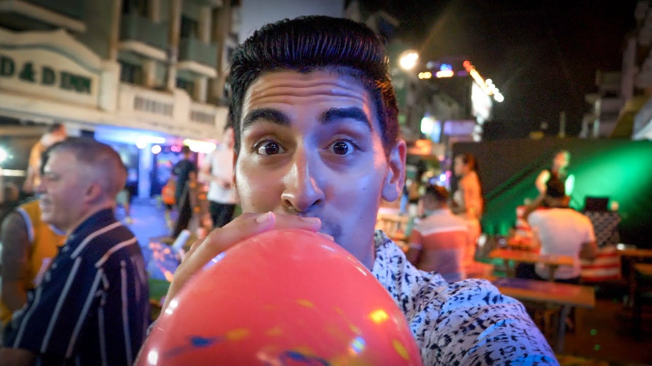 I Tried Laughing Gas (Nitrous Oxide) For The First Time | Bankok Vlog 2022