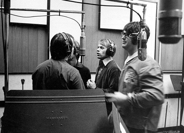Beach Boys during Pet Sounds