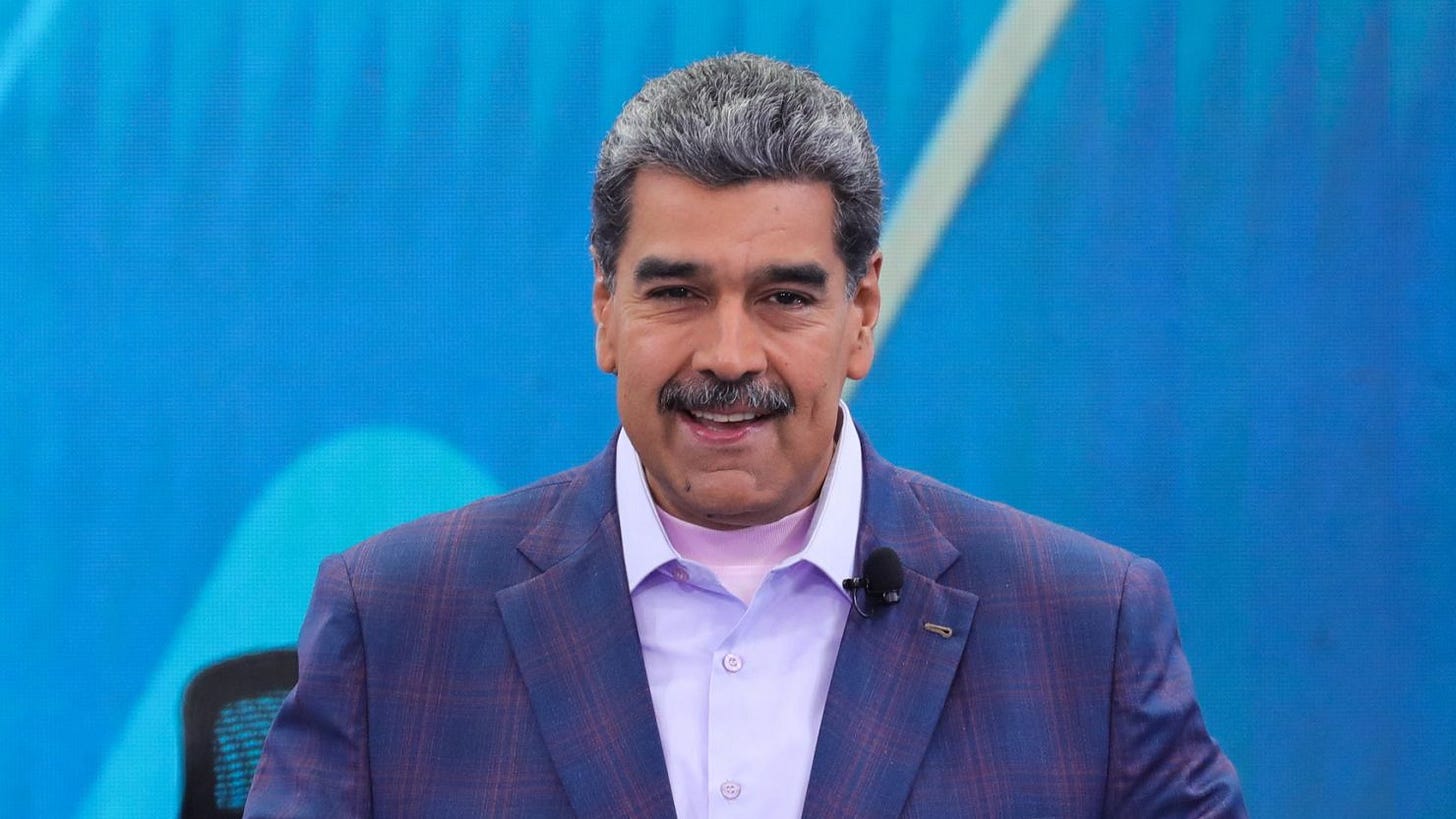 Venezuela's President Nicolas Maduro appears on his regular Monday TV show "Con Maduro+," in Caracas, Venezuela, on September 2.