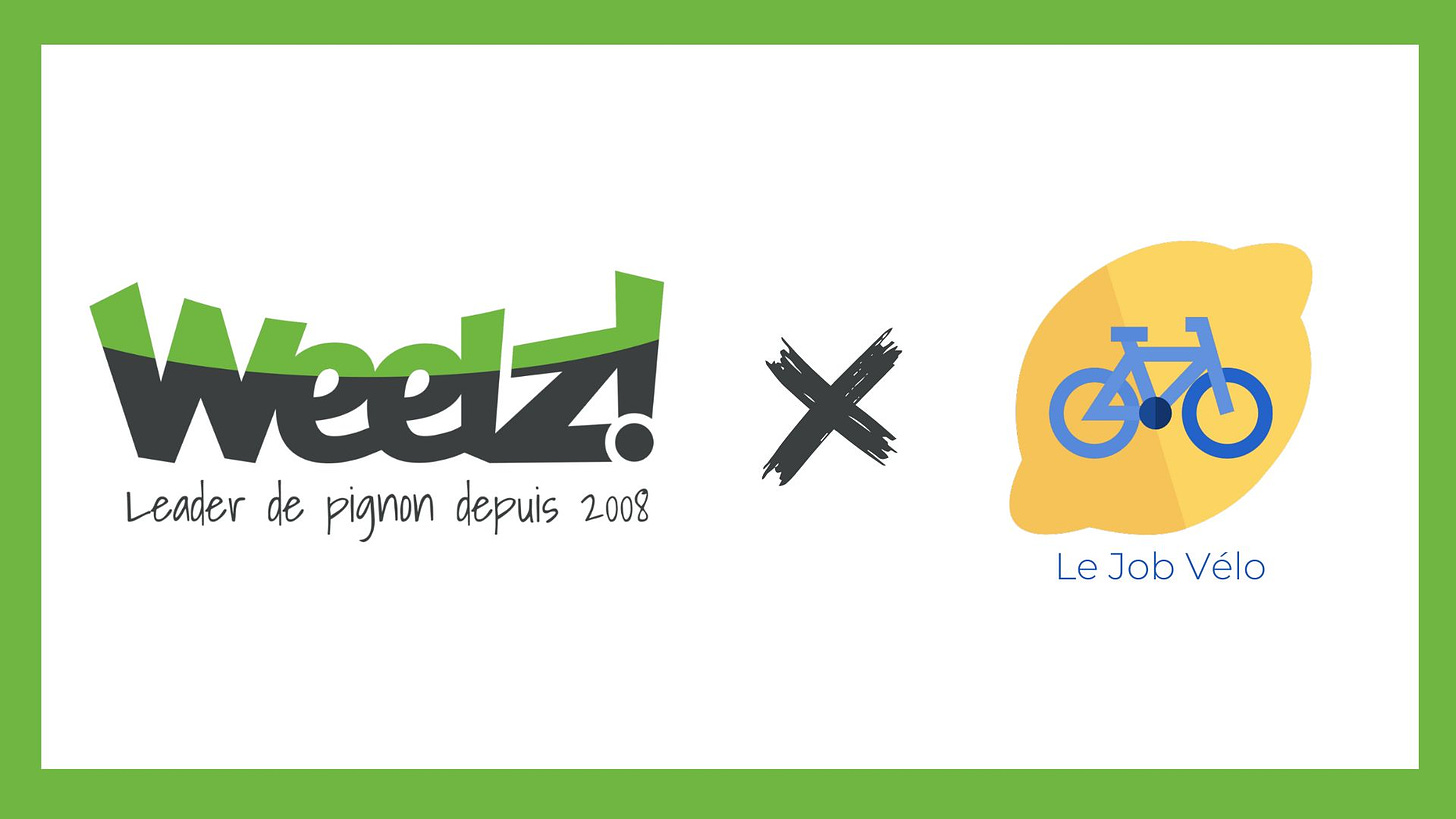 Illustration montrant les logos de Weelz et du Concentré Vélo