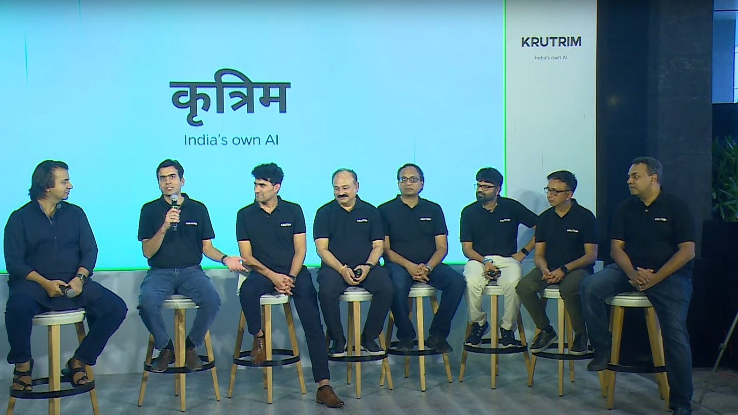 Ola launches India's first AI model 'Krutrim' 