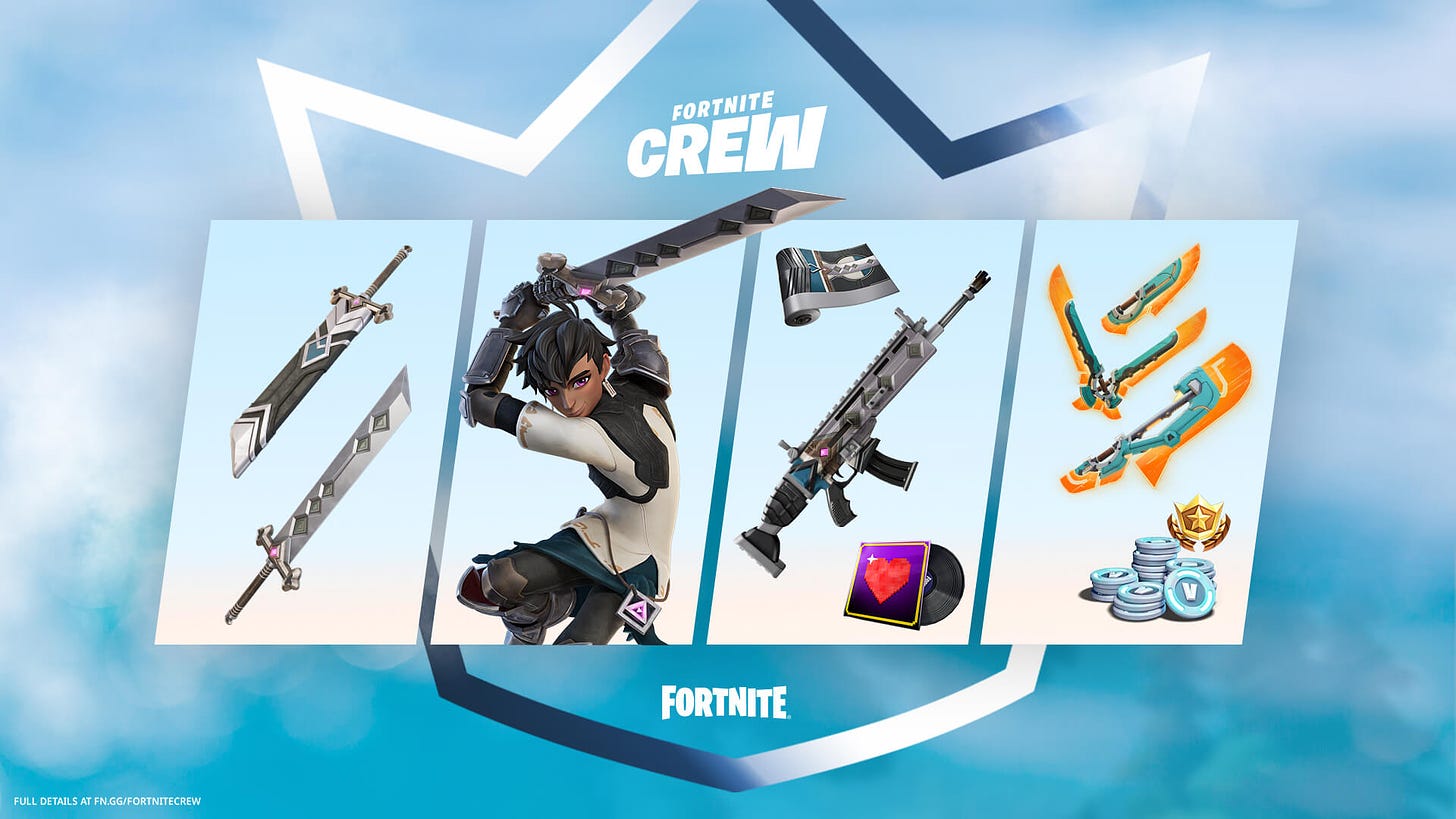 Fortnite March Crew Pack