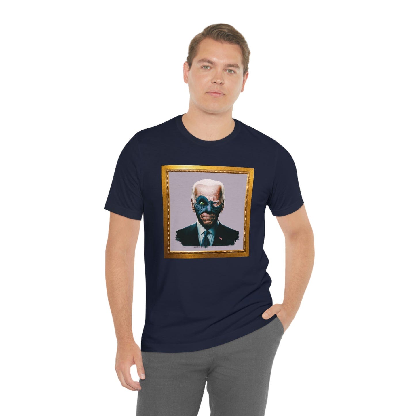 Joe Biden's Presidential Portrait Unisex Jersey Short Sleeve Tee