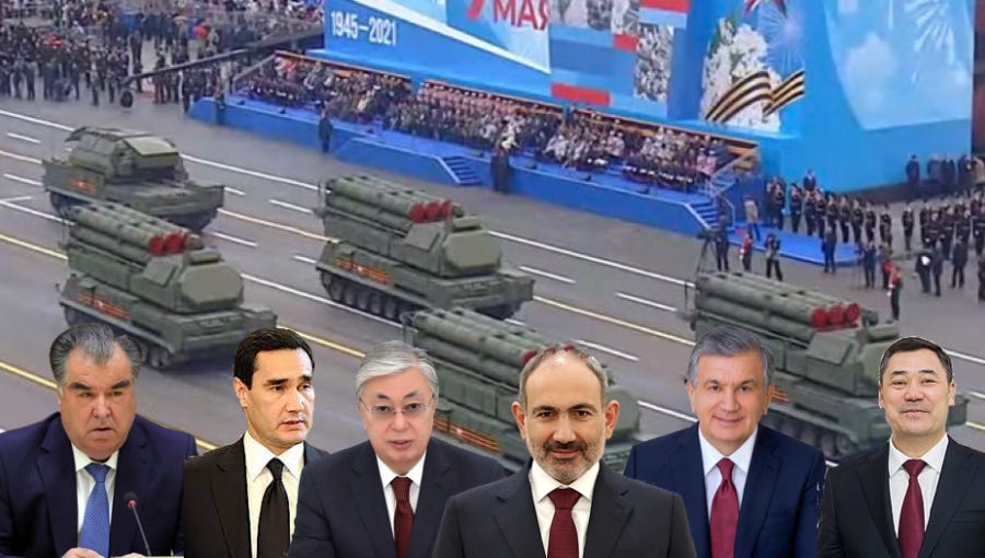bne IntelliNews - Leaders of all five 'Stans plus Armenia in Moscow for May  9 victory parade
