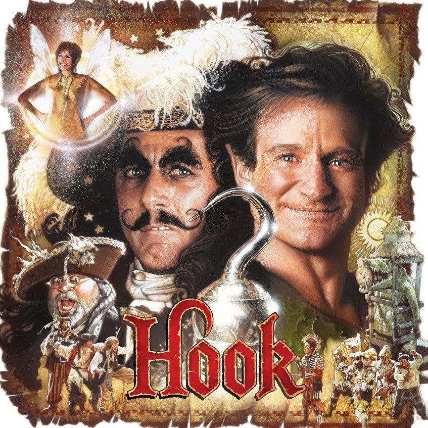 Hook Review (1991) – Rediscovering Neverland: A Magical Adventure for  Grown-Ups — The Smashed Potatoes