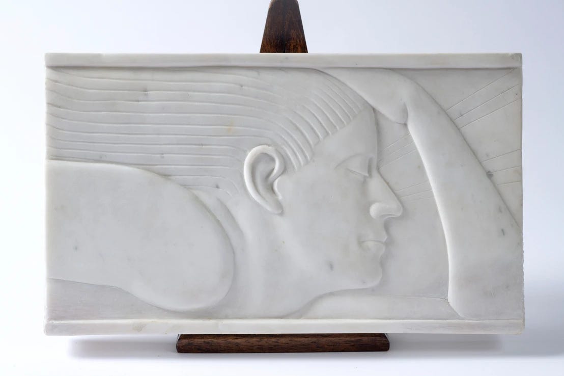 Florence Evans Fine Art, Attributed To James Arthur Woodford RA, OBE, RIBA, Relief Of A Head In Profile, POA