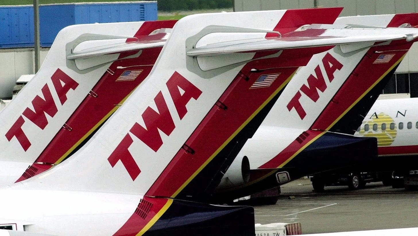 TWA airplanes