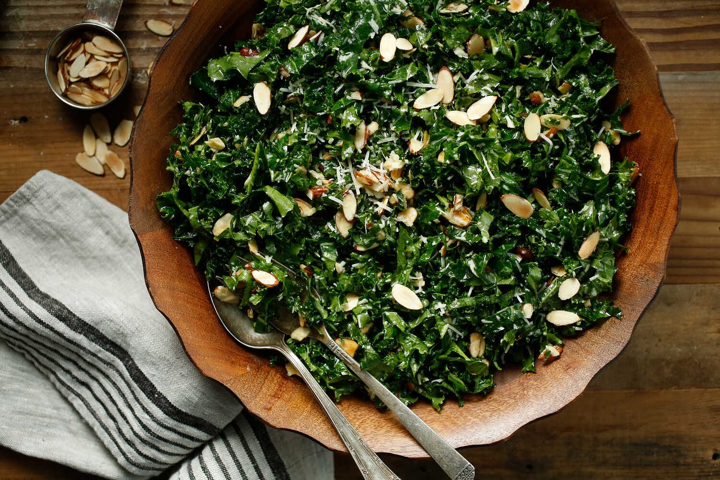 Lemon-Garlic Kale Salad