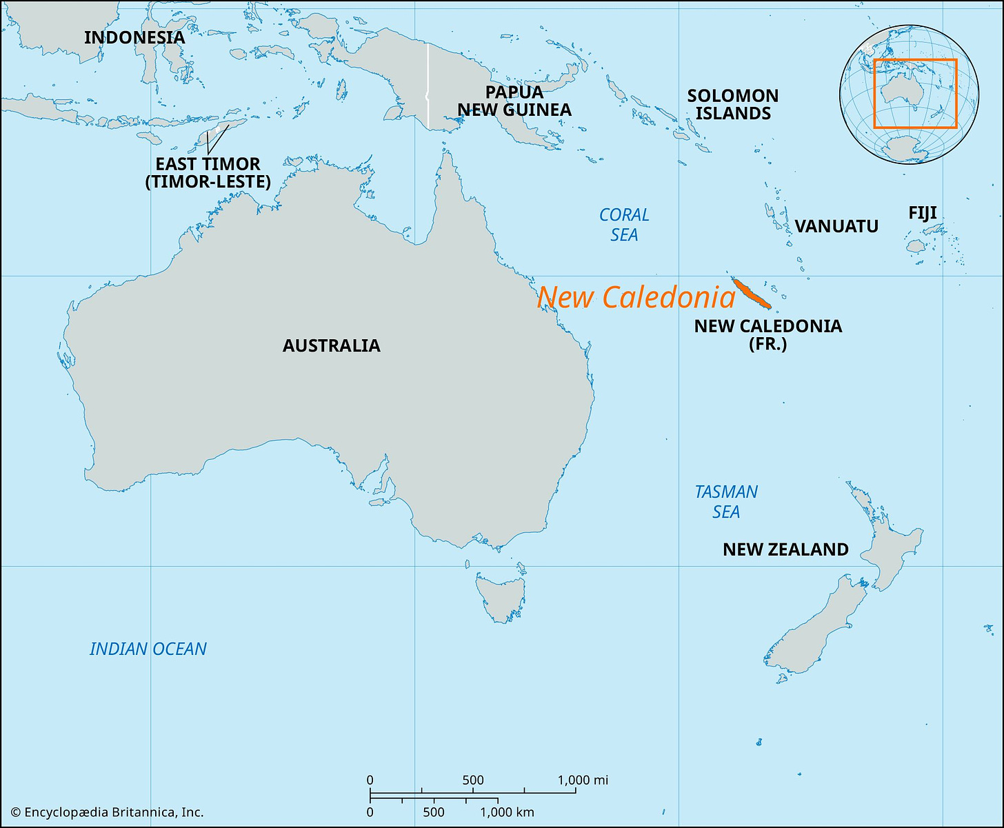 New Caledonia | Island, Map, Population, & Facts | Britannica