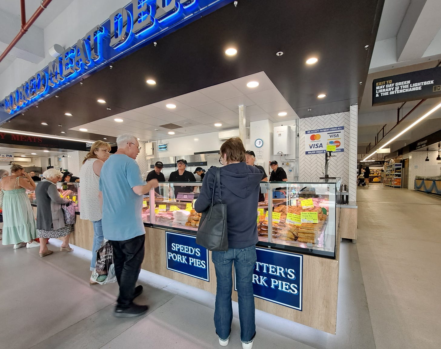 Barnsley Market, deli and pie stall