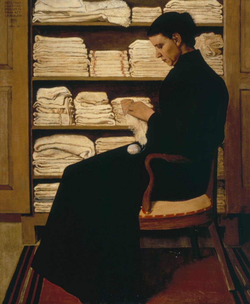 Mother in front of her Linen Closet | VanGoYourself