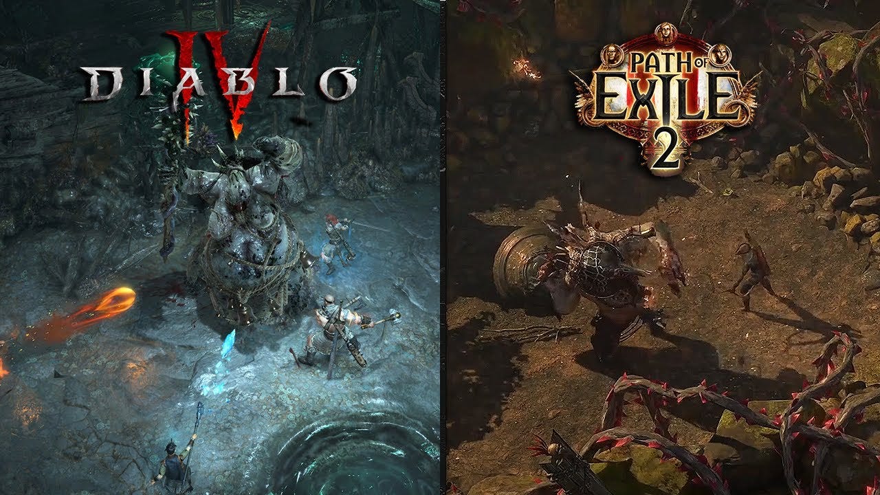 Diablo IV vs Path Of Exile 2 - Comparision | Graphics . Gameplay . Features