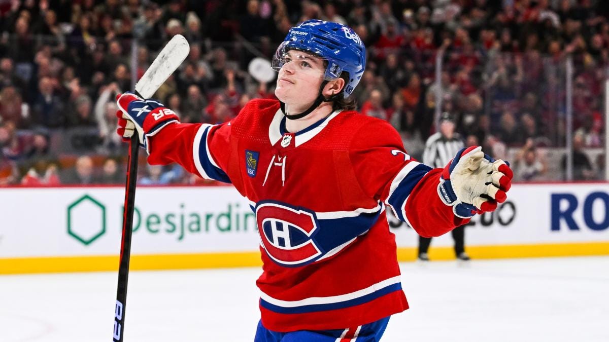 Report: Canadiens, Cole Caufield in preliminary talks on contract extension  - Yahoo Sports