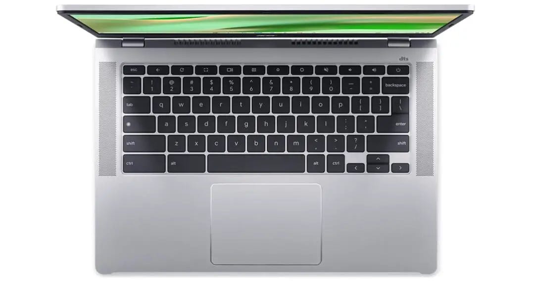 2023 Acer Chromebook 314 keyboard and trackpad