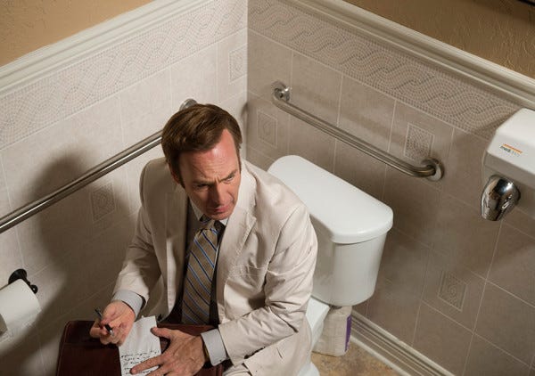 jimmy writing out on toilet paper better call saul rico recap 205