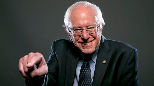 bernie sanders most inspiring celebrities 2016